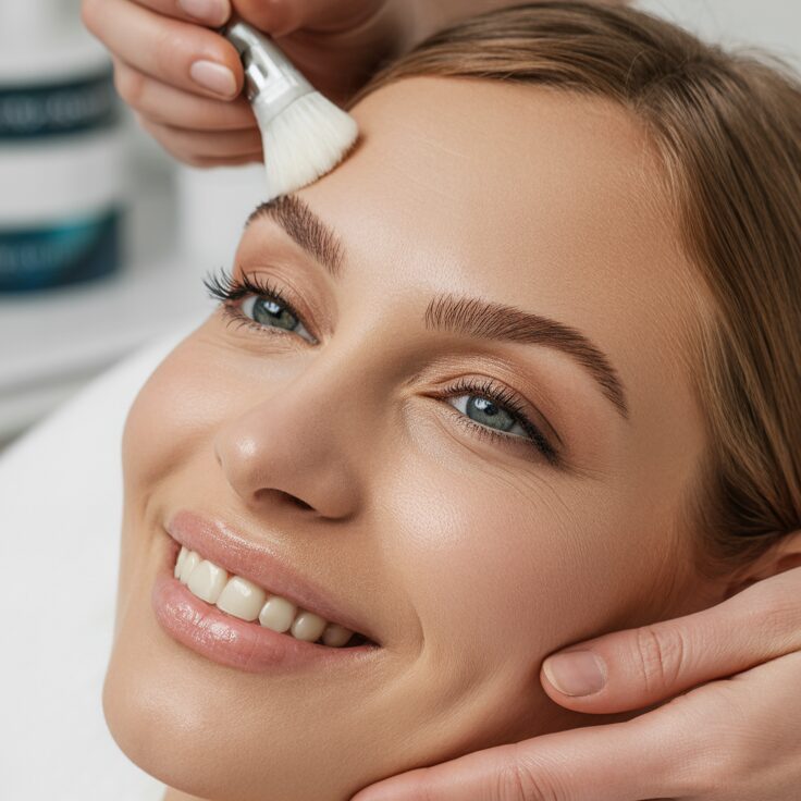RF Lifting & Microneedling Gesicht und Hals – Timeless Glanz