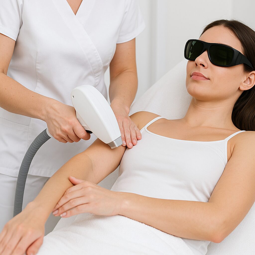 Laserhaarentfernung Arme komplett – Timeless Glanz
