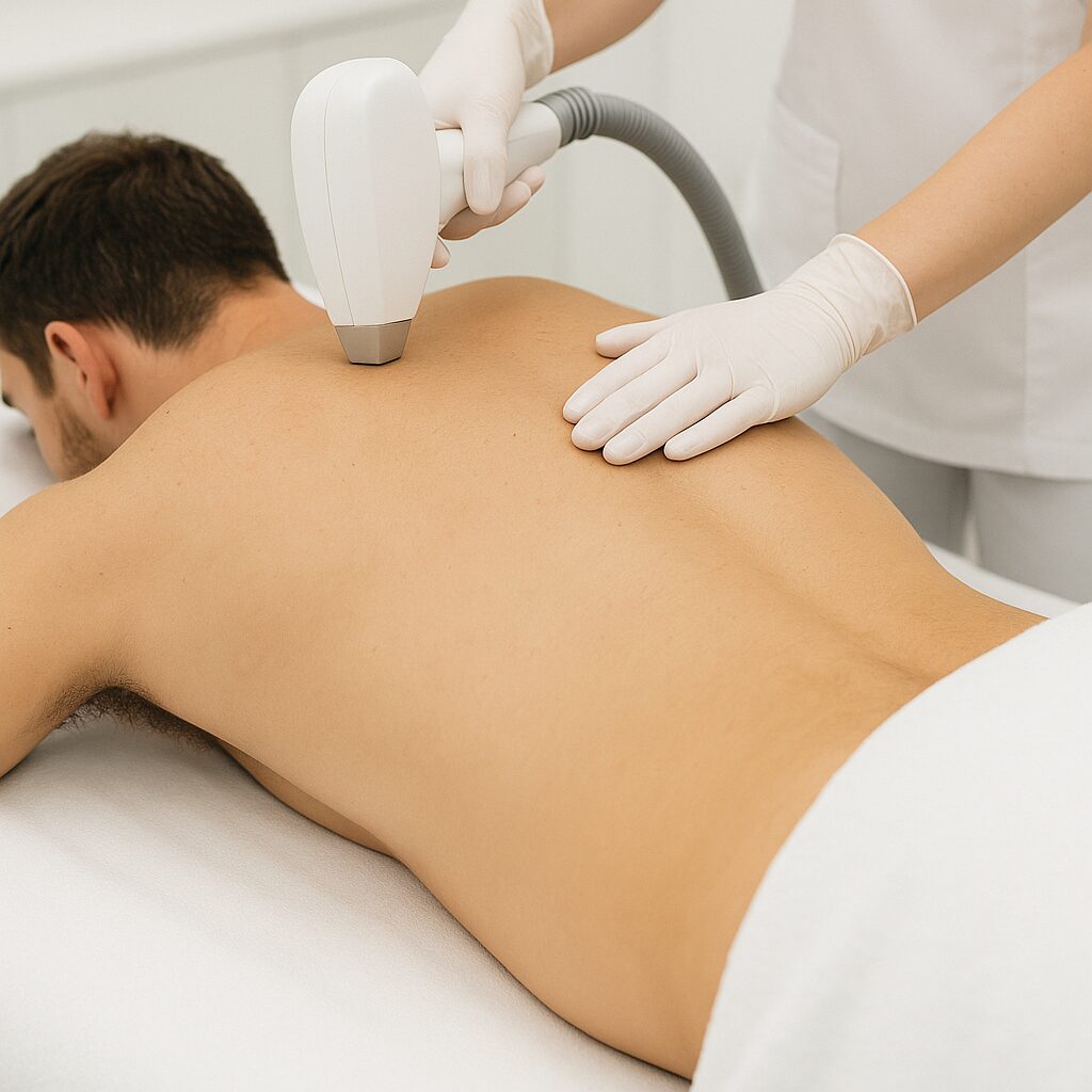 Laserhaarentfernung Rücken komplett – Timeless Glanz