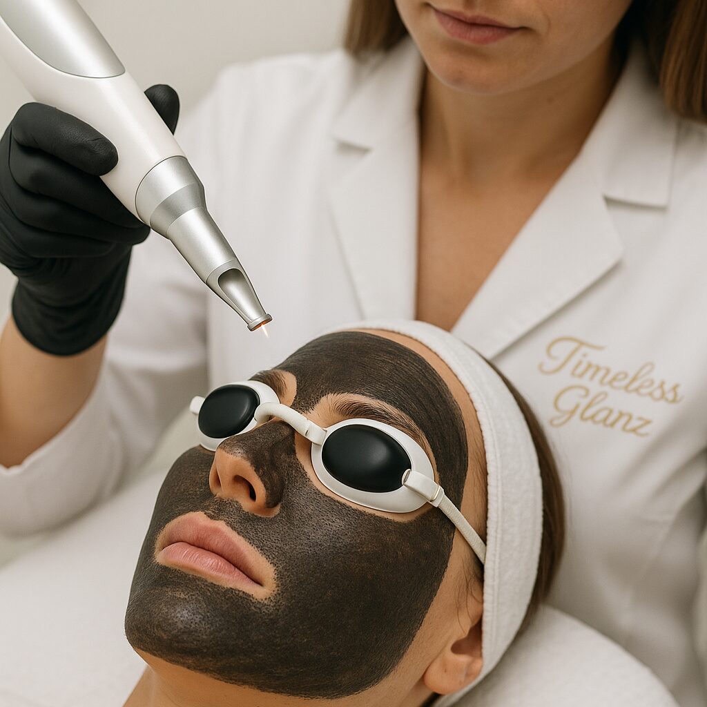 Anti-Akne Behandlung – Tiefenreinigung plus Carbon Peeling